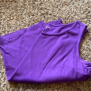 Purple tank top